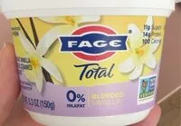 Mängden socker i Fage Total 0% blended vanilla