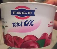 Mängden socker i Fage, nonfat yogurt, greek, strained, with cherry