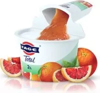 Mängden socker i Fage total lowfat greek strained yogurt blood orange