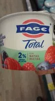 Mängden socker i Yoghurt griego frutos rojos fage