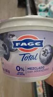 Mängden socker i Yoghurt griego arándanos fage