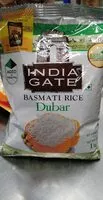 Mängden socker i India gate basmati rice dubar 1kg