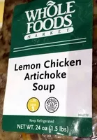 Mängden socker i Lemon Chicken Artichoke Soup