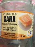 Mängden socker i Miel naturel Quebec