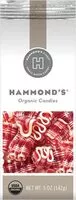 Mängden socker i Hammonds candies organic mini mint ribbon