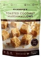 Mängden socker i Hammonds candies toasted coconut marshmallows