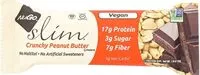 Mängden socker i Nutrition bar slim crunchy peanut butter bars case