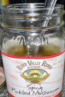 Mängden socker i Spicy pickled mushrooms