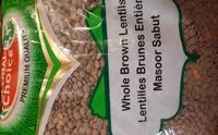 Mängden socker i Whole Brown Lentils