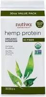 Mängden socker i Organic hemp protein hi fiber