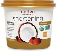 Mängden socker i Organic coconut and red palm oil blend shortening