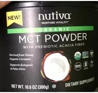 Mängden socker i Dietary Supplement, Organic MCT Powder