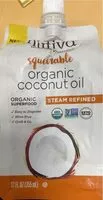 Mängden socker i Organic coconut oil