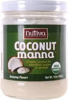 Mängden socker i Organic coconut manna