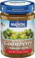 Mängden socker i Gooseberry premium preserve extra