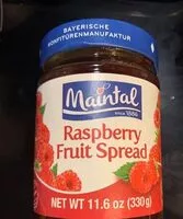 Mängden socker i Raspberry Fruit Spread