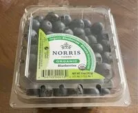 Mängden socker i Organic Blueberries