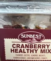 Mängden socker i Cranberry Healthy Mix