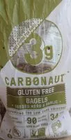 Mängden socker i Carbonaut gluten free bagels