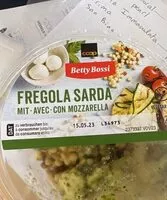 Mängden socker i Fregola Sarda avec Mozarella