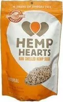 Mängden socker i Hemp hearts raw shelled hemp seeds