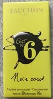 Mängden socker i Mini Tablette Noir Goût Corsé