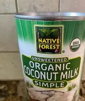 Mängden socker i Simple organic coconut milk