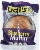 Mängden socker i Udis Gluten Free Muffin Blueberry