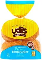 Mängden socker i Udi's, classic hamburger buns