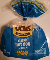 Mängden socker i Udi's, classic hot dog buns