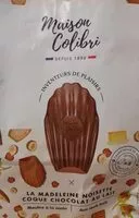 Mängden socker i La madeleine noisette coque chocolat au lait