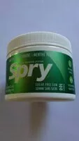 Mängden socker i Spry Natural Spearmint Sugar-free Gum