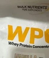 Mängden socker i Whey protein concentrate - vanilla flavour