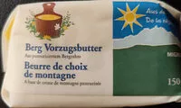 Mängden socker i Berg Vorzugsbutter