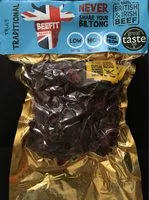 Mängden socker i Traditional Biltong