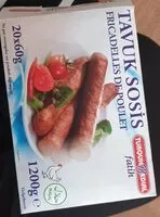 Mängden socker i Fricadelles de poulet