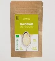 Mängden socker i Baobab en poudre Bio - 400 g