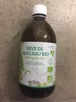 Mängden socker i Seve de bouleau