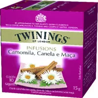 Mängden socker i Chá Camomila, Canela E Maçã Twinings Infusions Caixa 15g 10 Unidades