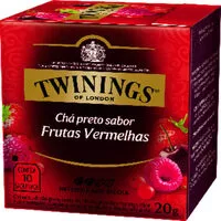 Mängden socker i Chá Preto Frutas Vermelhas Twinings Caixa 20g 10 Unidades