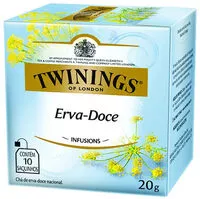 Mängden socker i Chá Erva Doce Twinings Infusions Caixa 20g 10 Unidades