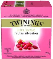 Mängden socker i Chá Frutas Silvestres Twinings Infusions Caixa 20g 10 Unidades