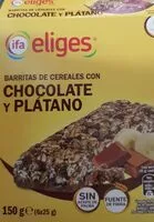 Mängden socker i Barritas de cereales chocolate plátano