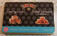 Mängden socker i Luxury and salted caramel fudge