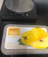 Mängden socker i Pâte de coing