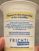 Mängden socker i Yaourt du marché à la vanille