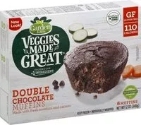Mängden socker i Chocolate Muffins Made With Fresh Veggies