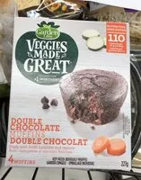 Mängden socker i Muffins double chocolat