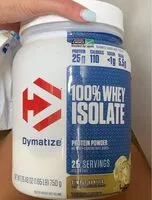 Mängden socker i Dymatize 100% Whey Isolate Protein Powder “simple vanilla”