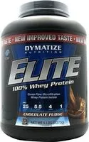 Mängden socker i Dymatize Elite Whey Chocolate Fudge - 5 LBS (2,270G)